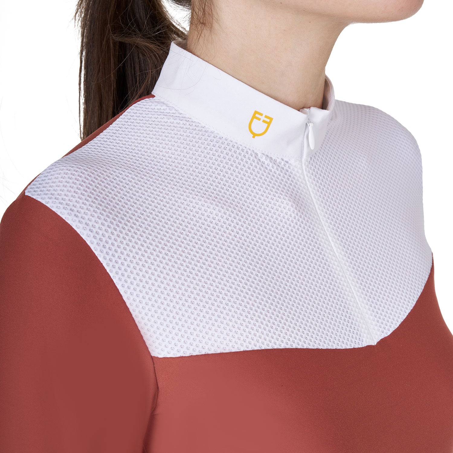 Polo de concours technique en mesh - EQUESTRO