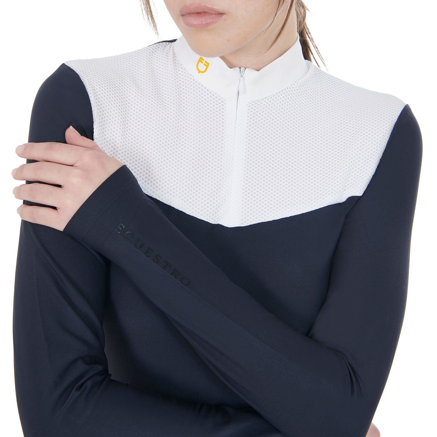 Polo de concours technique en mesh - EQUESTRO