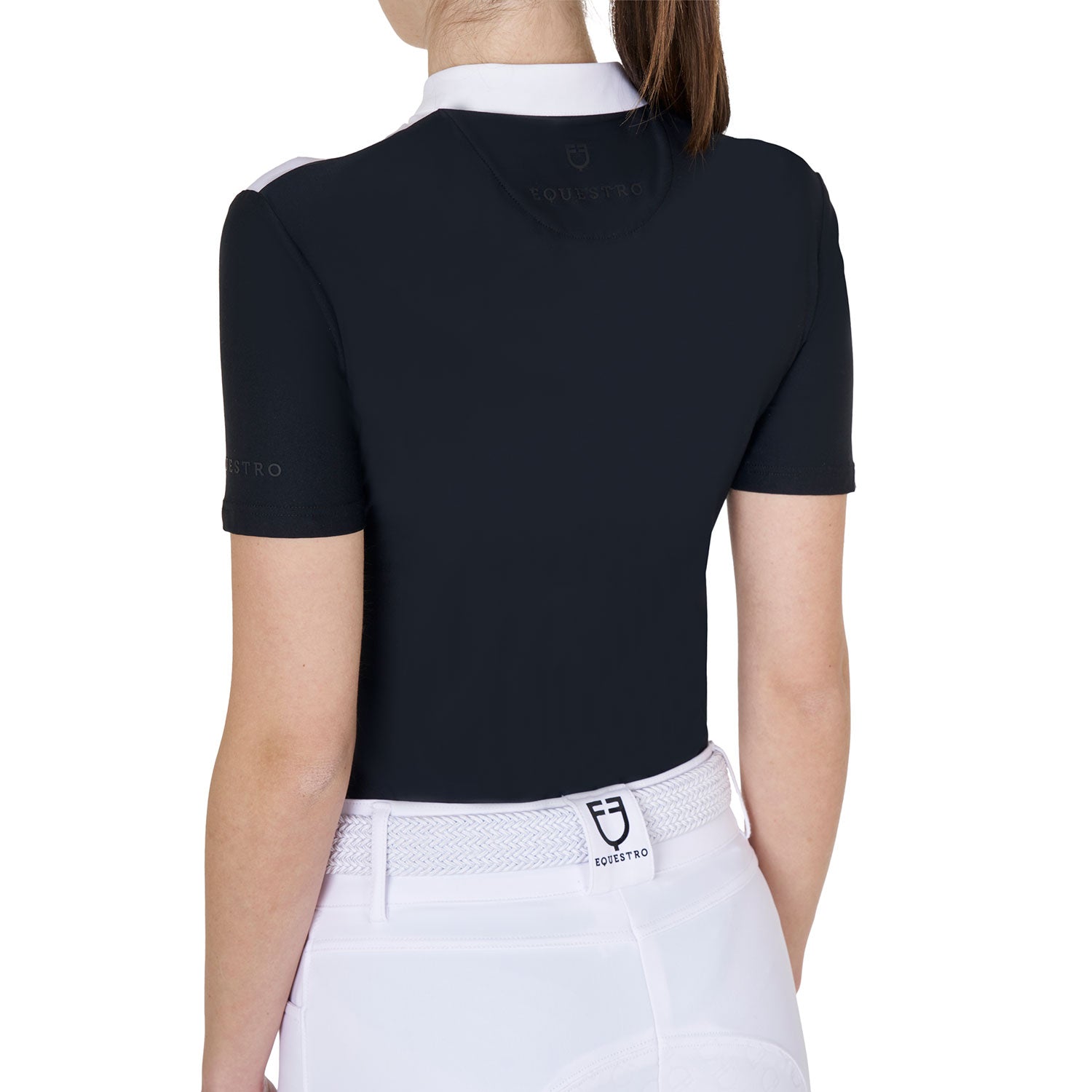 Polo manche courte avec strass - EQUESTRO