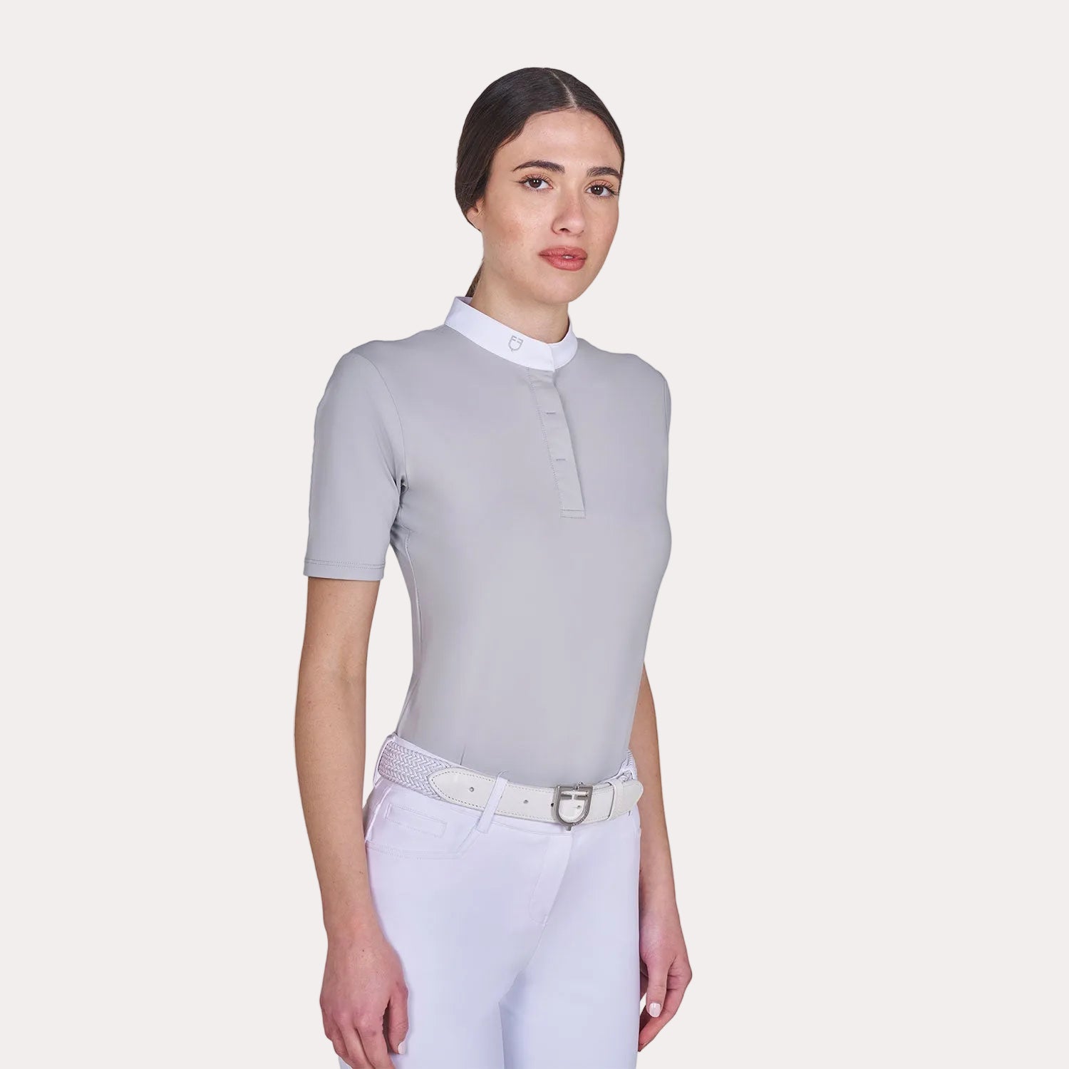 Polo de concours Harbor Mist - EQUESTRO