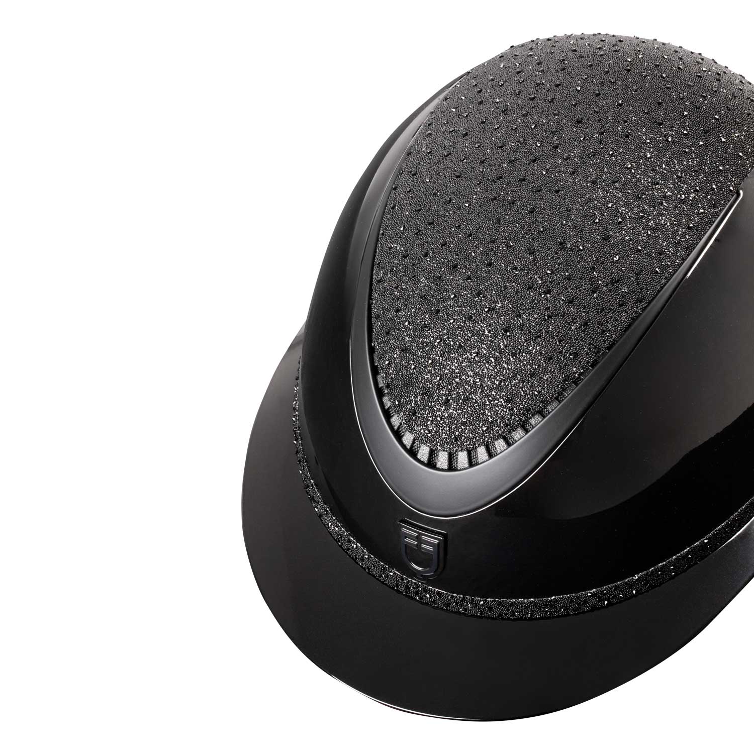 CASQUE À VISIÈRE LARGE ET STRASS - EQUESTRO