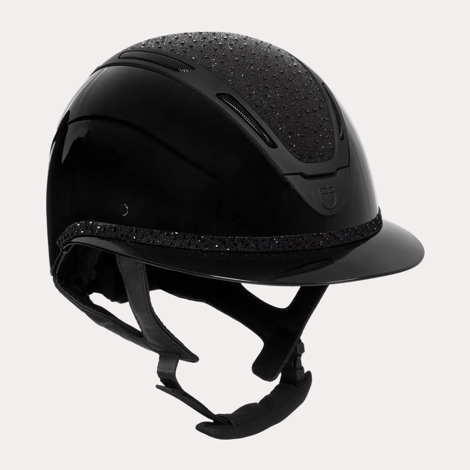 Casque Apocalypse Pour Femmes Avec Diamants Et Coque Brillante - EQUESTRO