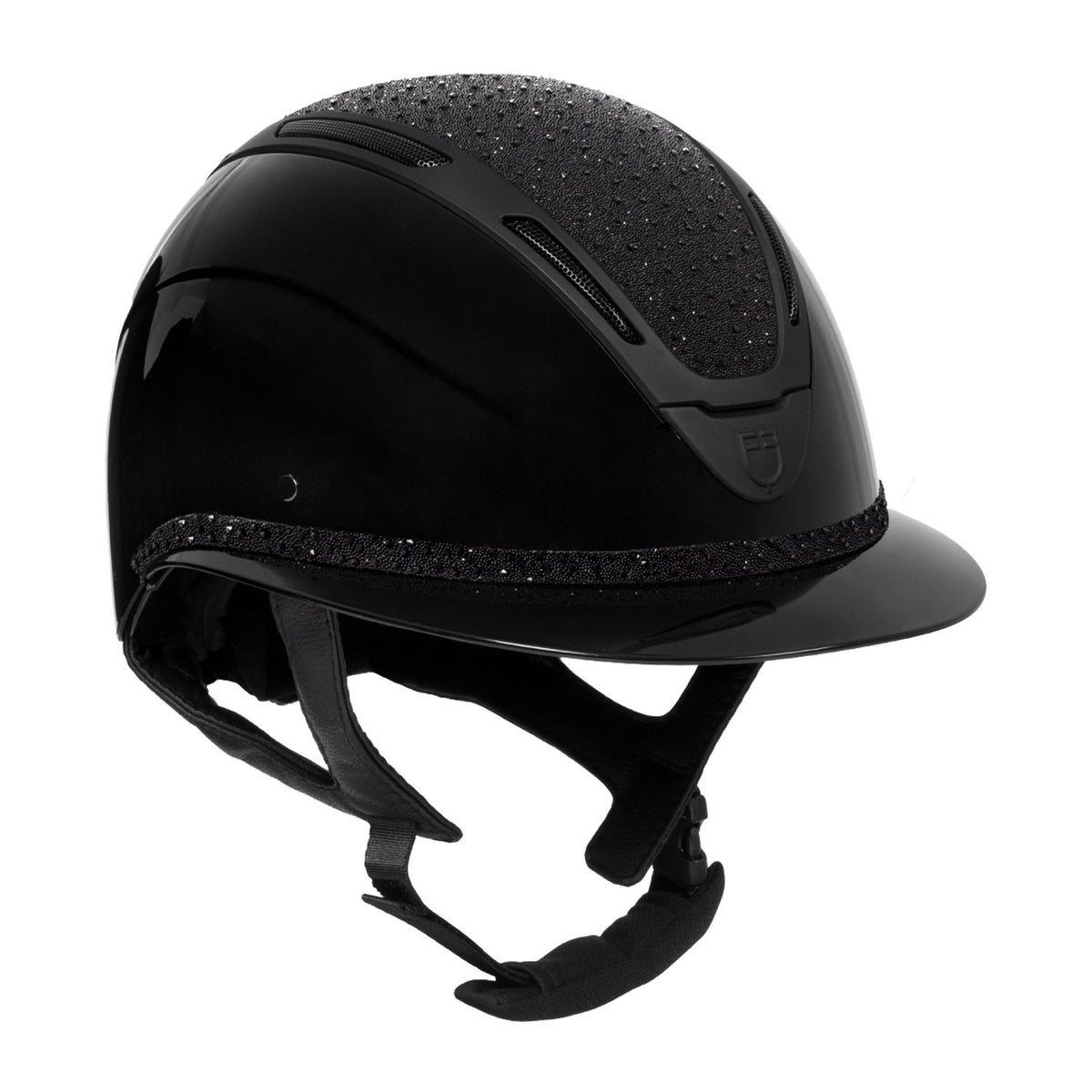 Casque Apocalypse Pour Femmes Avec Diamants Et Coque Brillante - EQUESTRO