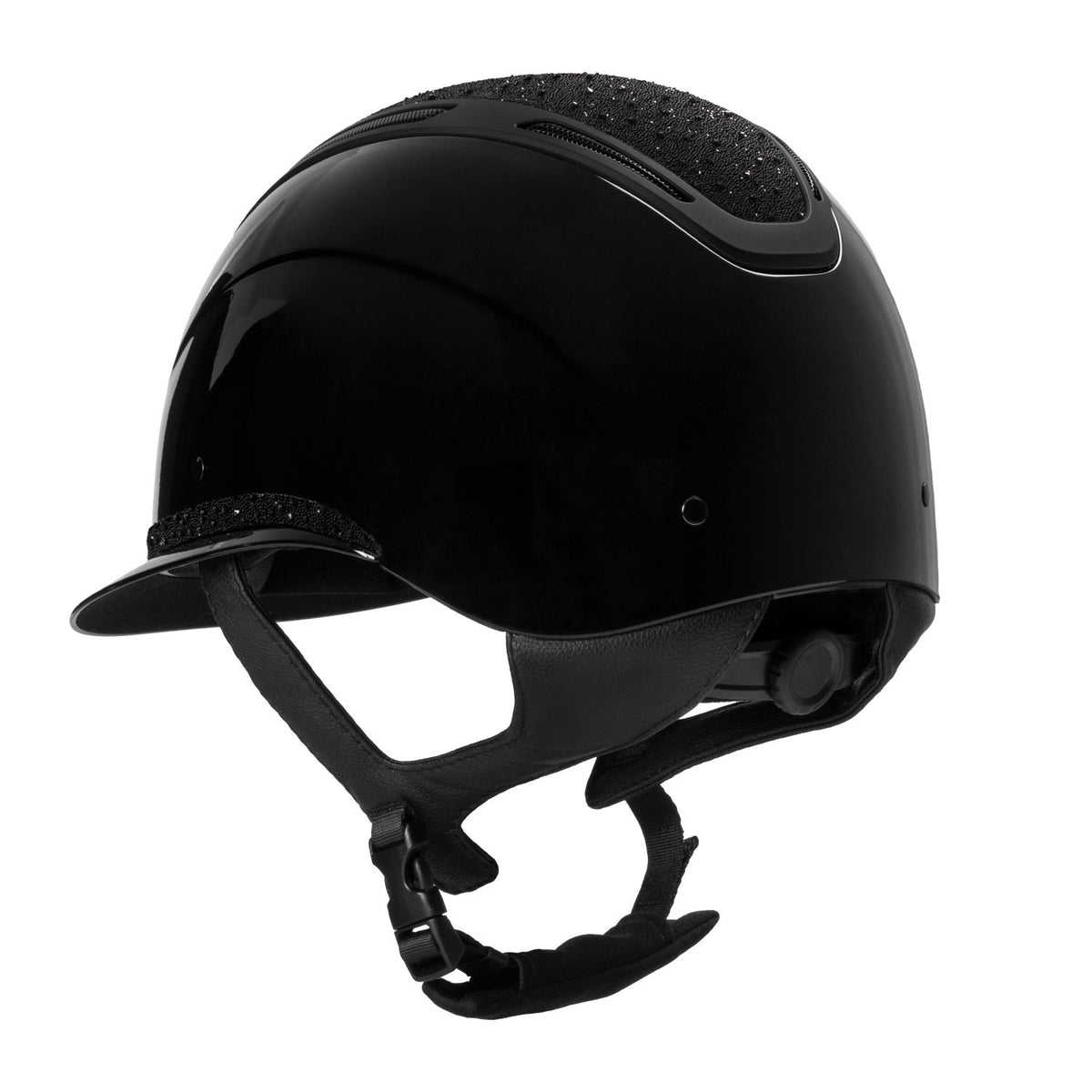 Casque Apocalypse Pour Femmes Avec Diamants Et Coque Brillante - EQUESTRO