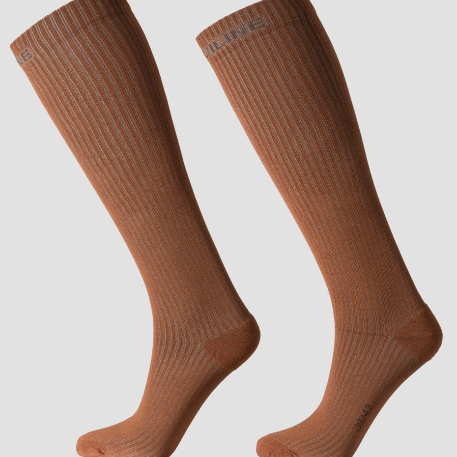 Chaussettes d'équitation côtelées - EQUILINE