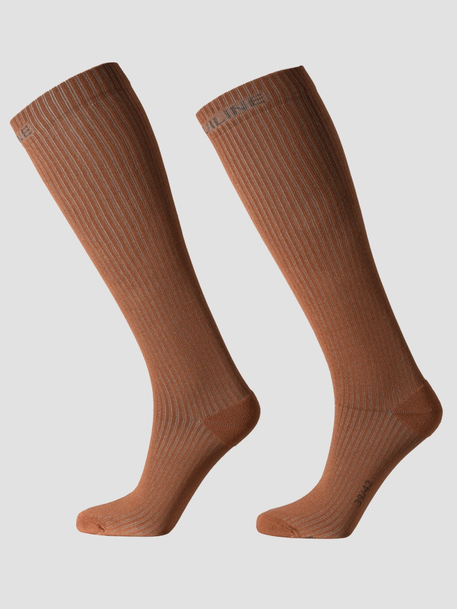 Chaussettes d'équitation côtelées - EQUILINE