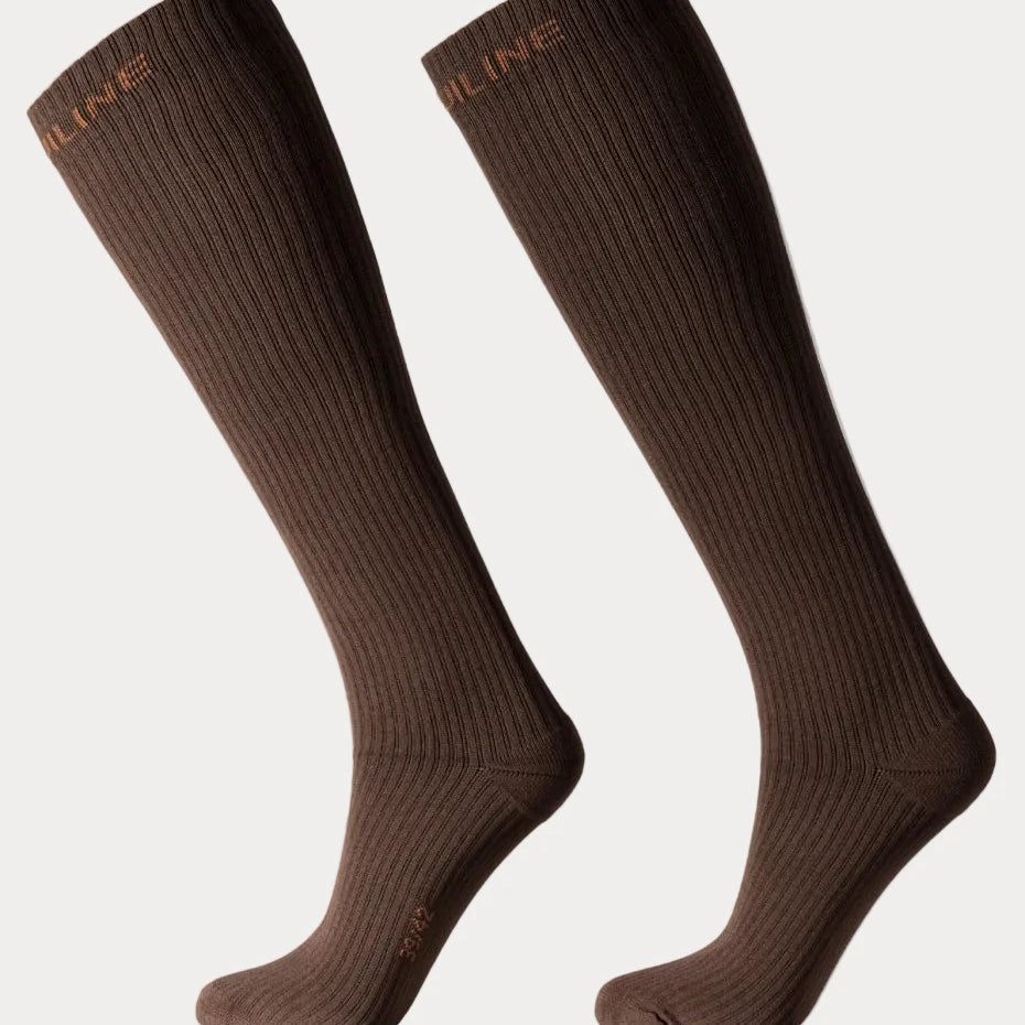 Chaussettes d'équitation côtelées - EQUILINE