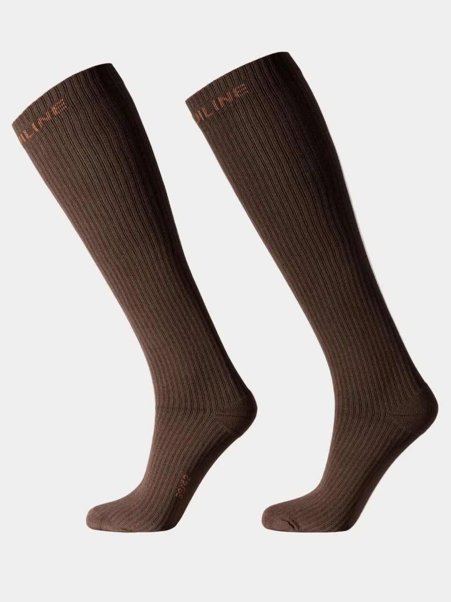 Chaussettes d'équitation côtelées - EQUILINE