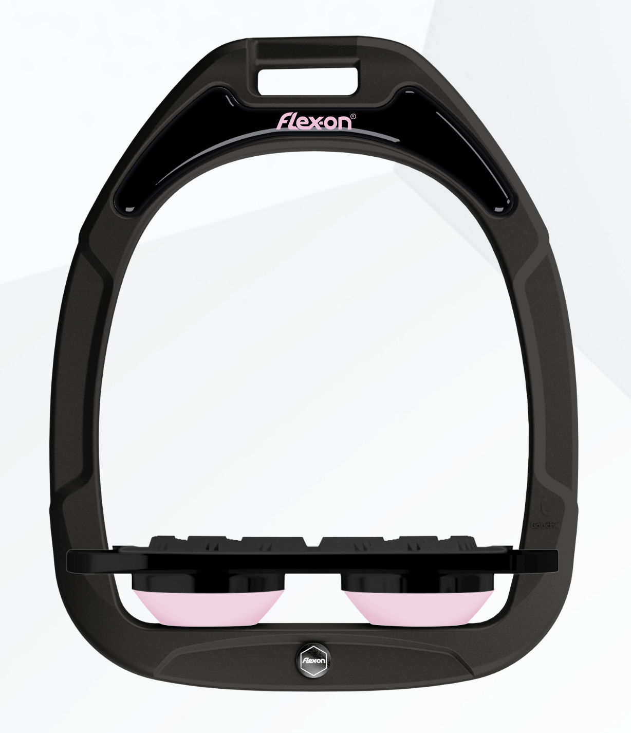 Etriers GC plat/grip Noir/rose - FLEX ON