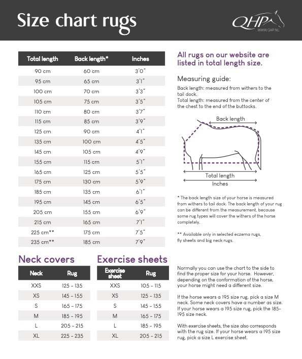 Couverture 1200D turnout collection 300gr - QHP