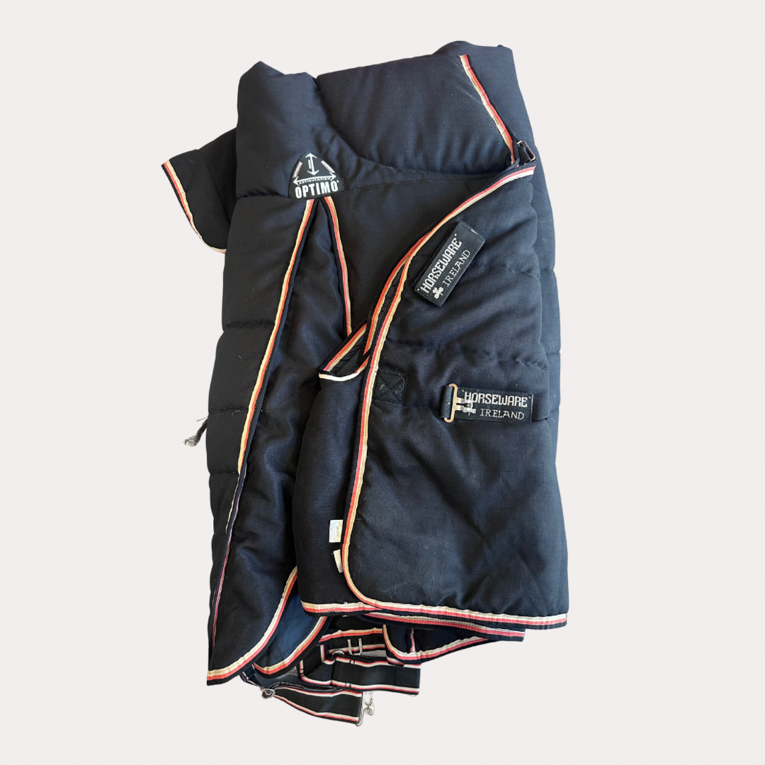 Couverture de box 400g Horseware optimo avec couvre-cou