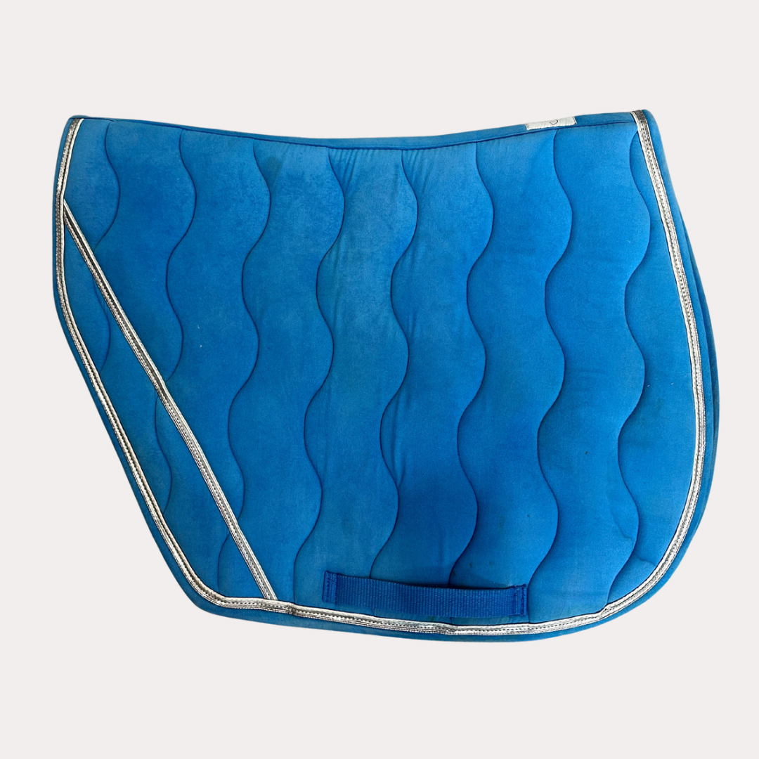 Tapis coupé bleu Equitheme