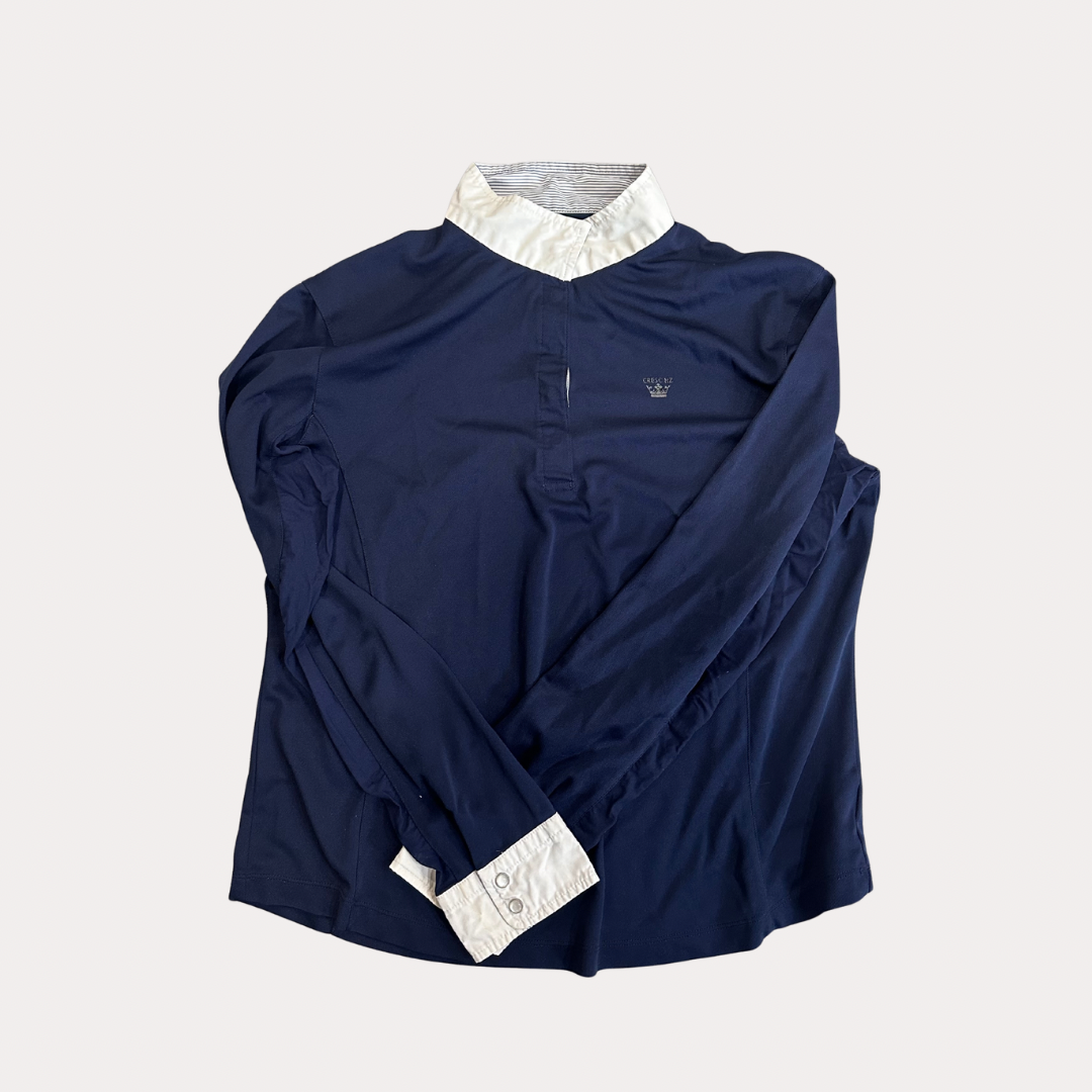 Polo de concours bleu marine