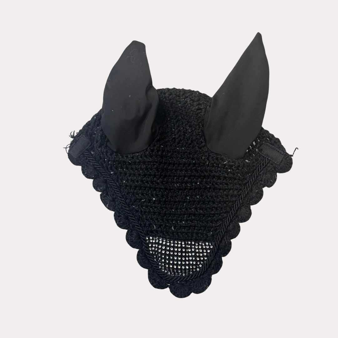 Bonnet noir strass full