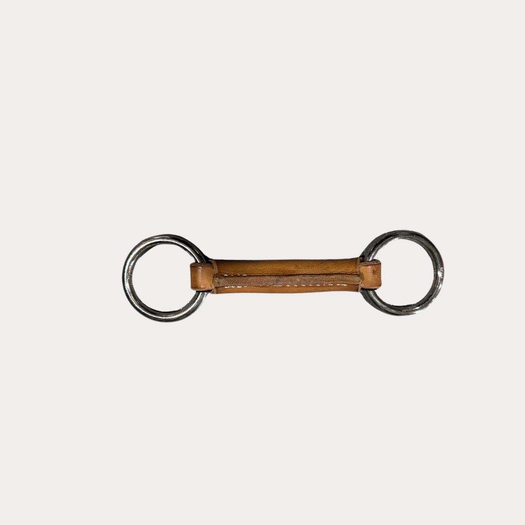 Mors droit en cuir taille 115cm