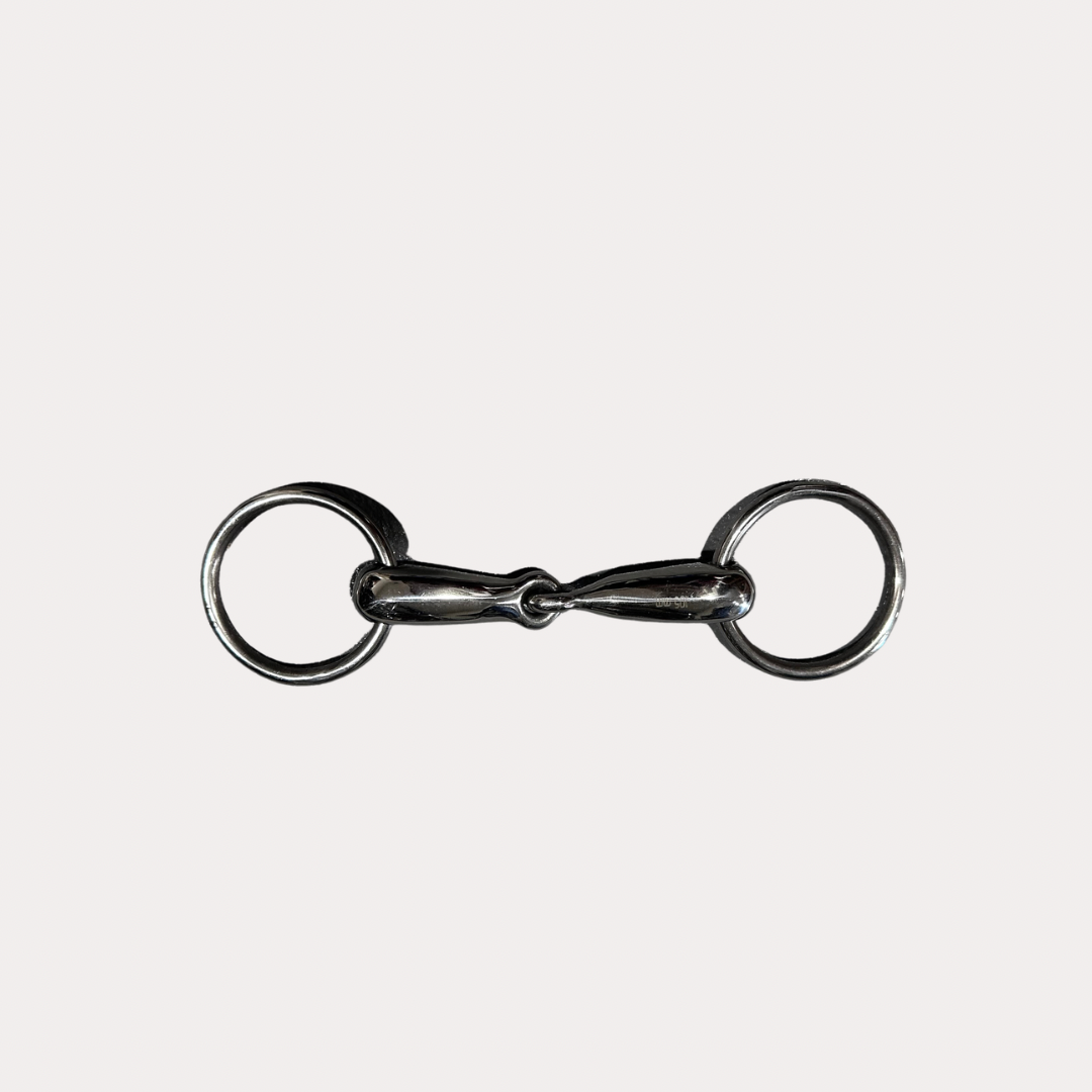 Mors 2 anneaux creux inox 105cm