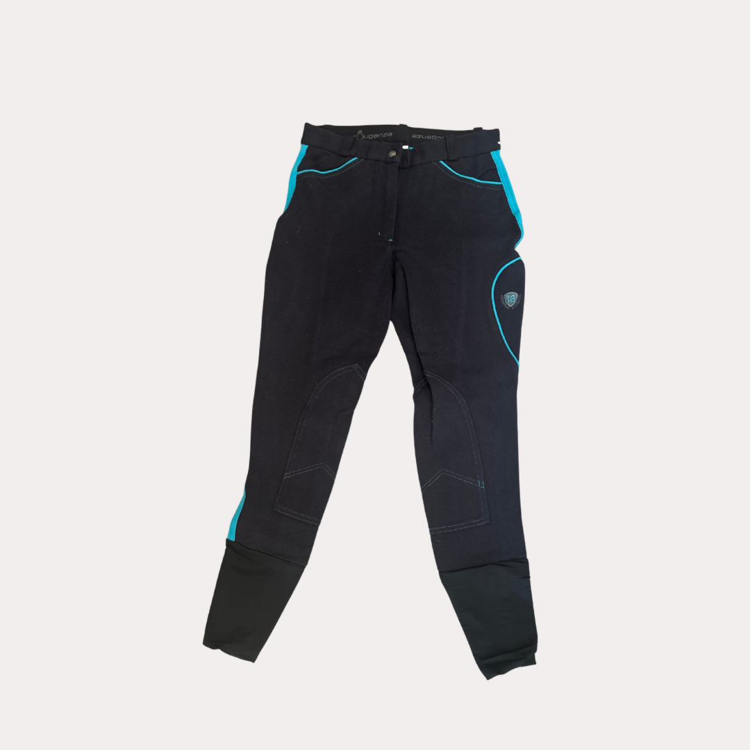 Pantalon Fouganza bleu/noir 40