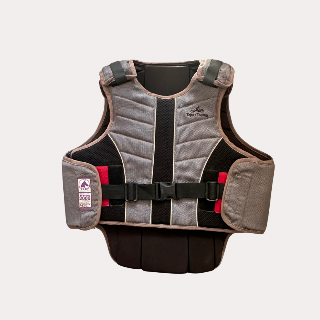 Gilet de protection Equitheme gris adulte M