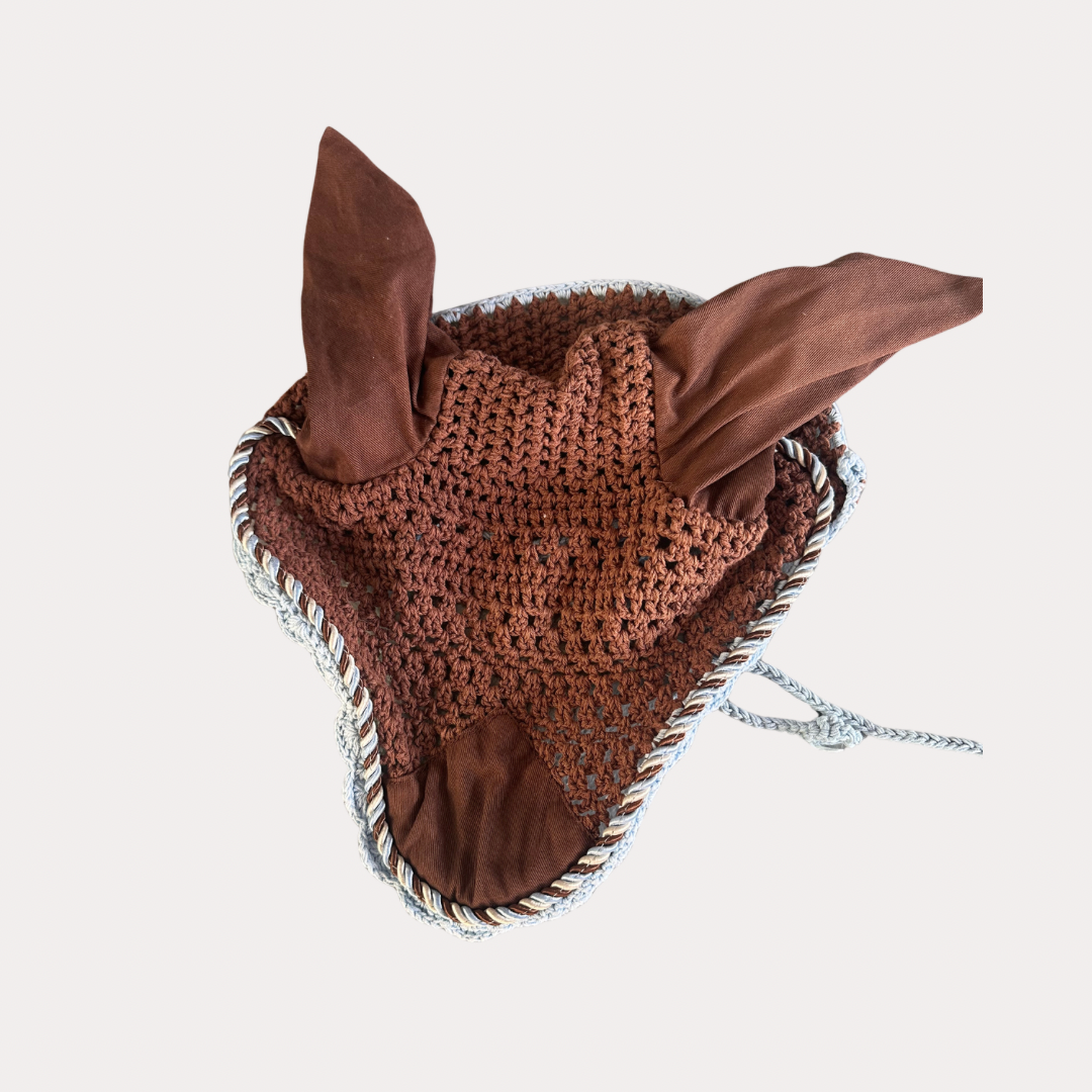 Bonnet marron/bleu full