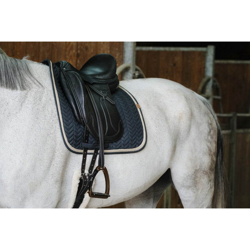 Tapis de selle EQUITHEME Softy dressage vert