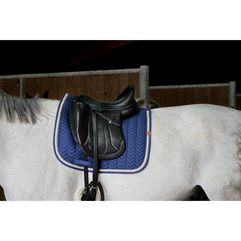 Tapis de selle EQUITHEME Softy dressage marine