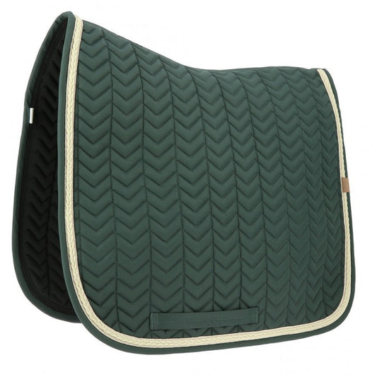 Tapis de selle EQUITHEME Softy dressage vert