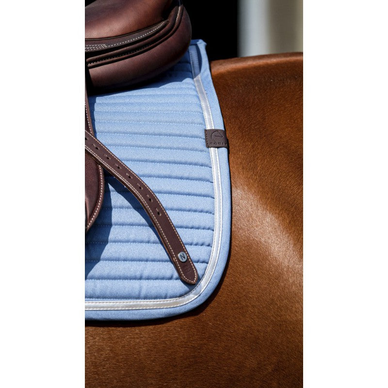 Tapis de selle "SPRING" bleu - EQUITHEME