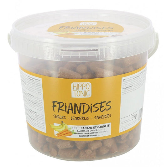 Friandises goût Banane Carotte 3kg HIPPOTONIC