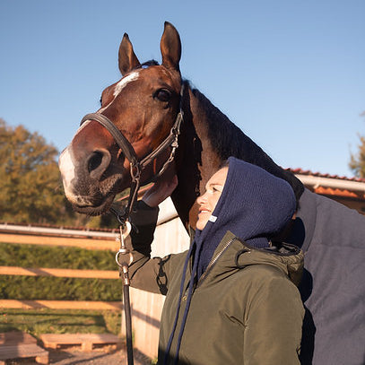 Michèle Cagoule d'équitation kaki - OPTITRO