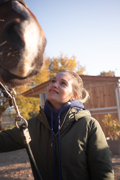 Michèle Cagoule d'équitation kaki - OPTITRO