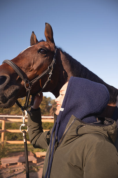 Michèle Cagoule d'équitation kaki - OPTITRO