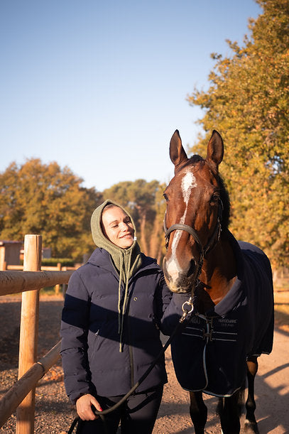 Michèle Cagoule d'équitation kaki - OPTITRO