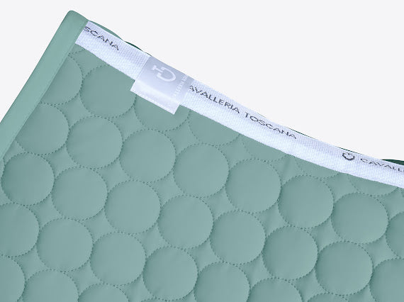 Tapis de selle Circular Quilted Mint green - Cavalleria Toscana