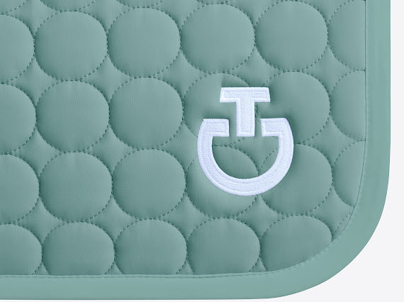 Tapis de selle Circular Quilted Mint green - Cavalleria Toscana