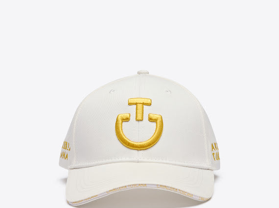 Casquette logo brodé blanc / jaune - CAVALLERIA TOSCANA