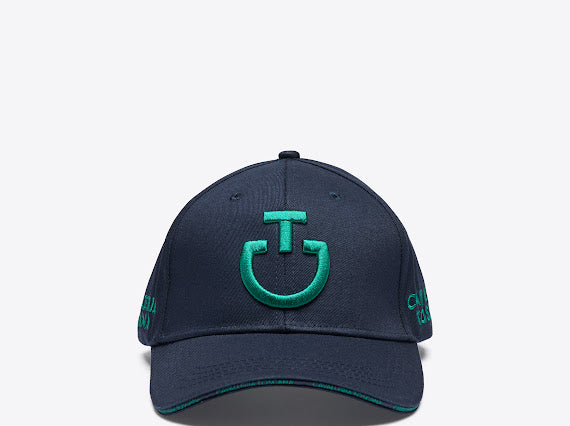 Casquette logo brodé Marine / vert - CAVALLERIA TOSCANA