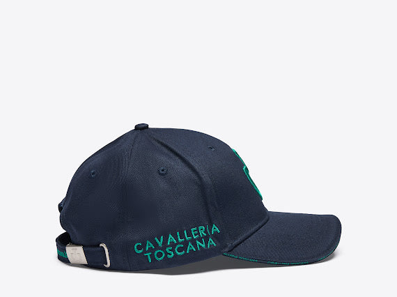 Casquette logo brodé Marine / vert - CAVALLERIA TOSCANA