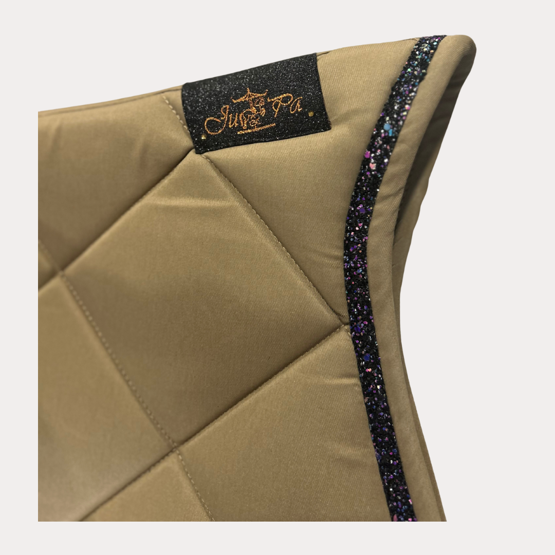 Tapis beige/disco noir - JU&PA