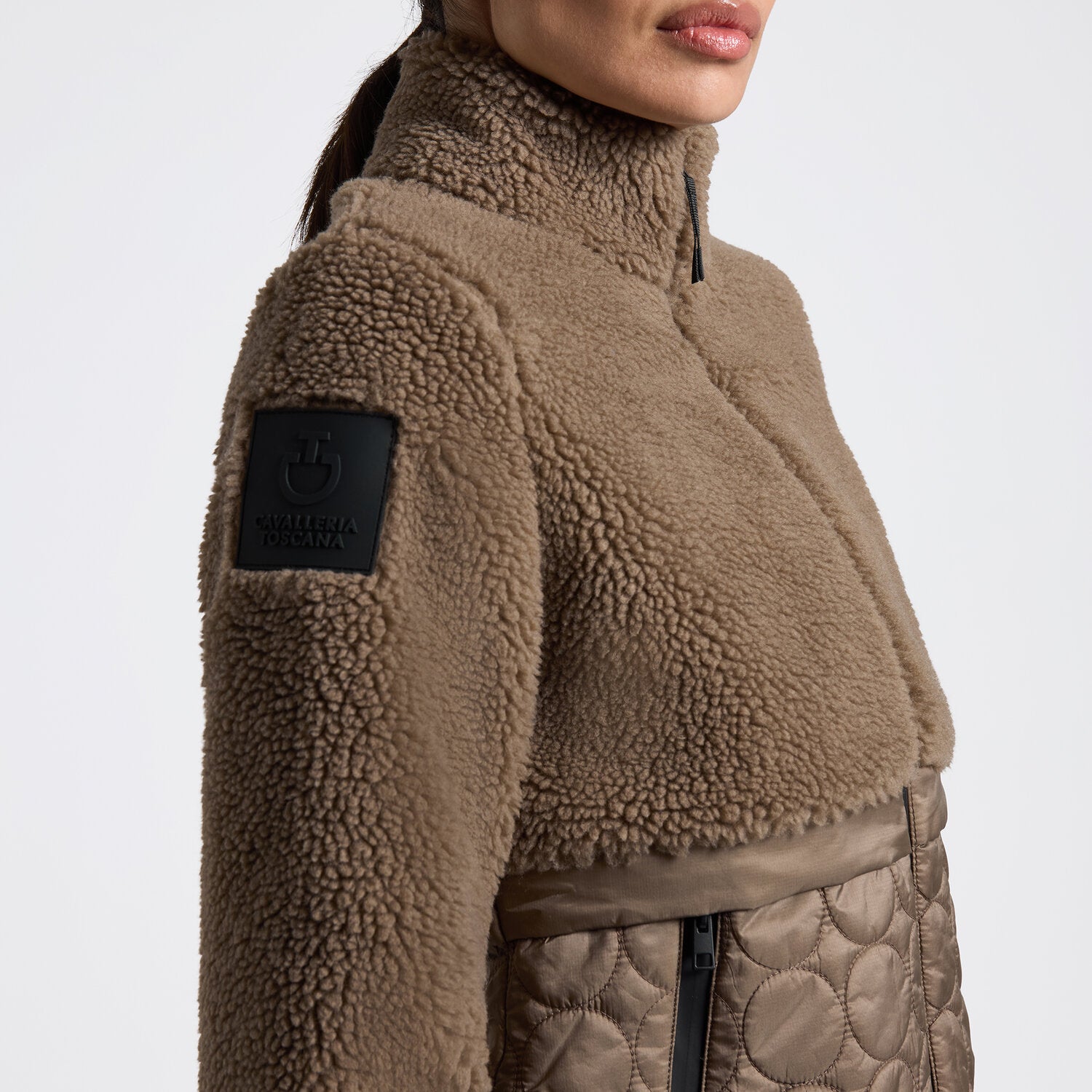 Veste Teddy Bear fleece avec fermeture éclair - CAVALLERIA TOSCANA