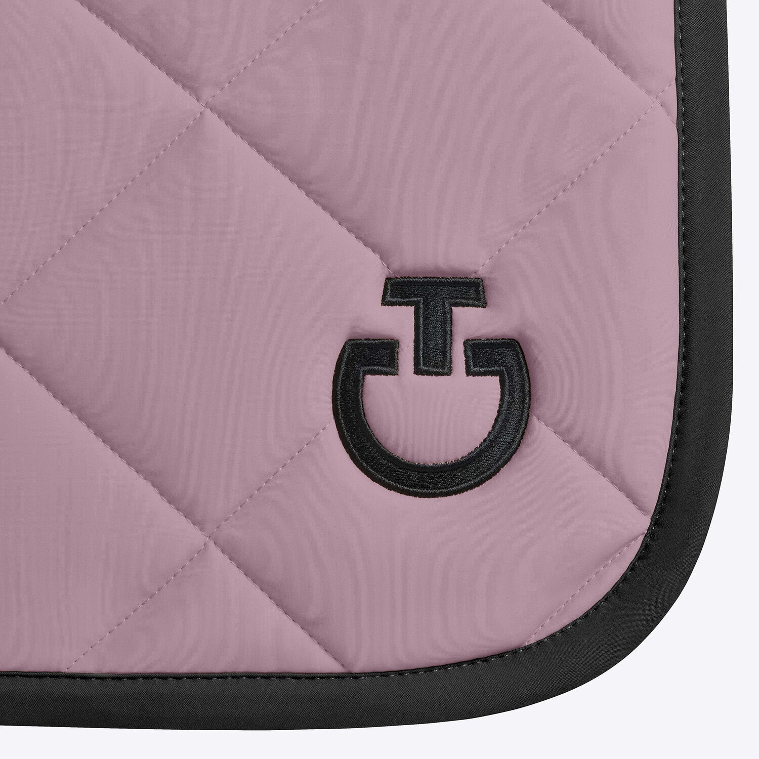 Tapis Diamond Quilted Jumping grape shake / noir - CAVALLERIA TOSCANA