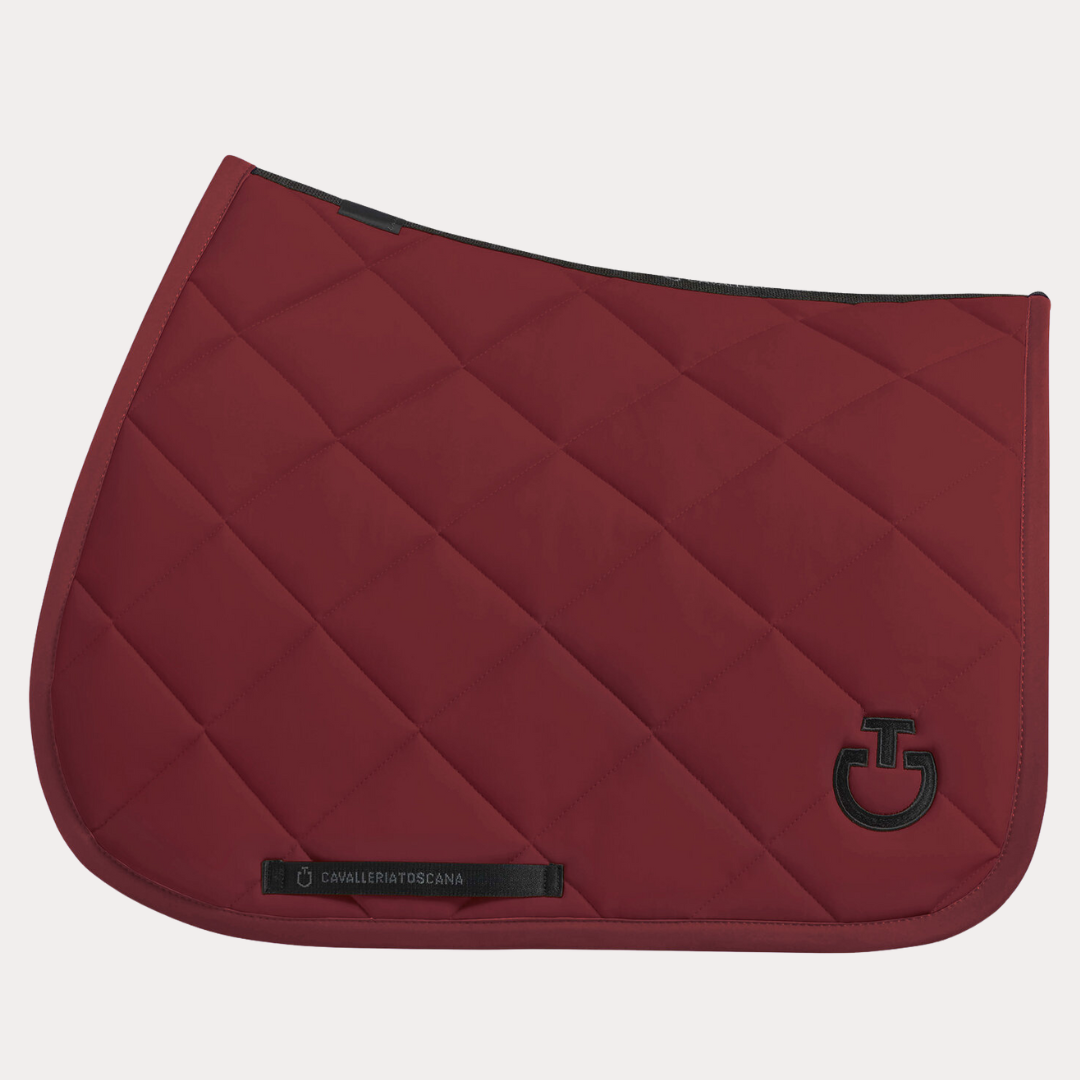 Tapis Diamond Quilted Jumping Bordeaux - CAVALLERIA TOSCANA