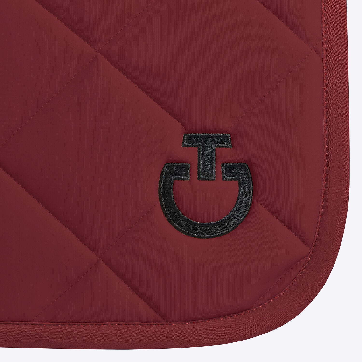 Tapis Diamond Quilted Jumping Bordeaux - CAVALLERIA TOSCANA