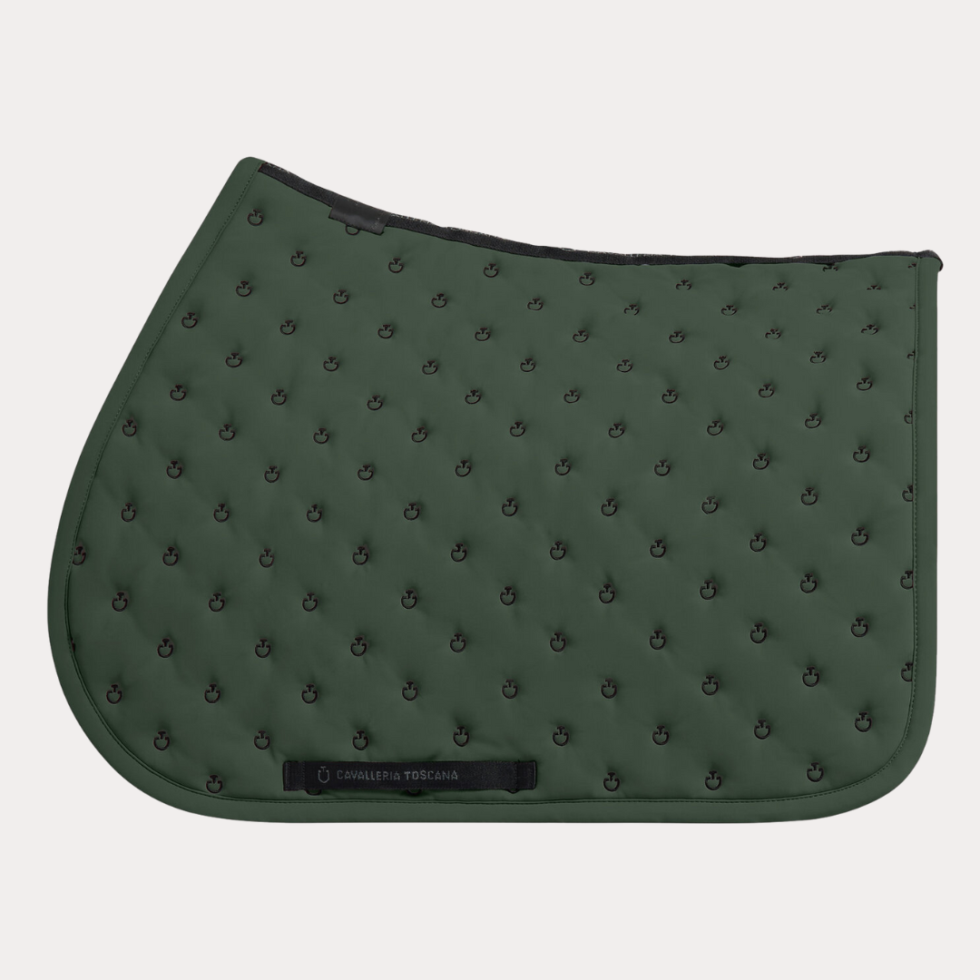 Tapis Embrodery Jumping vert foret - CAVALLERIA TOSCANA