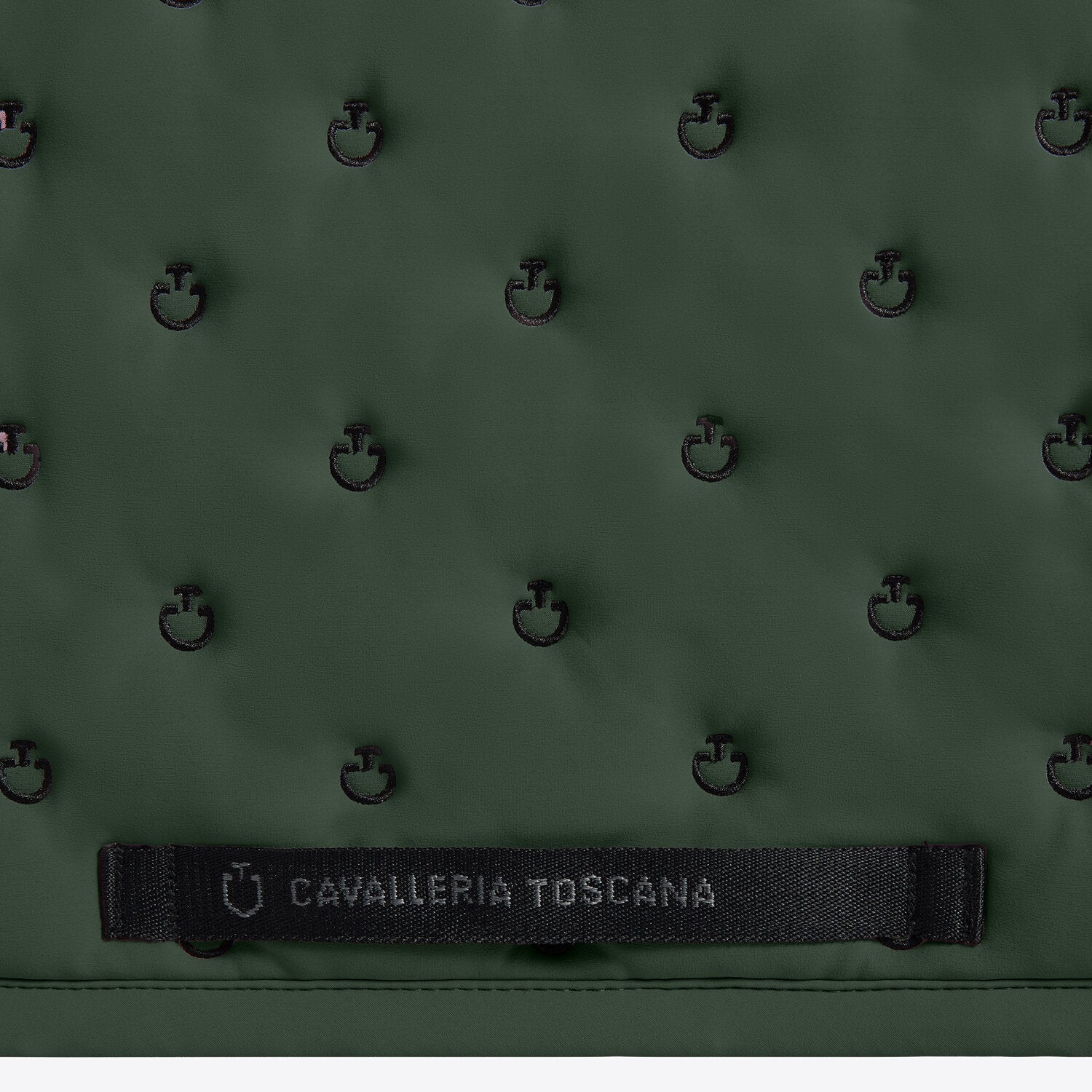 Tapis Embrodery Jumping vert foret - CAVALLERIA TOSCANA