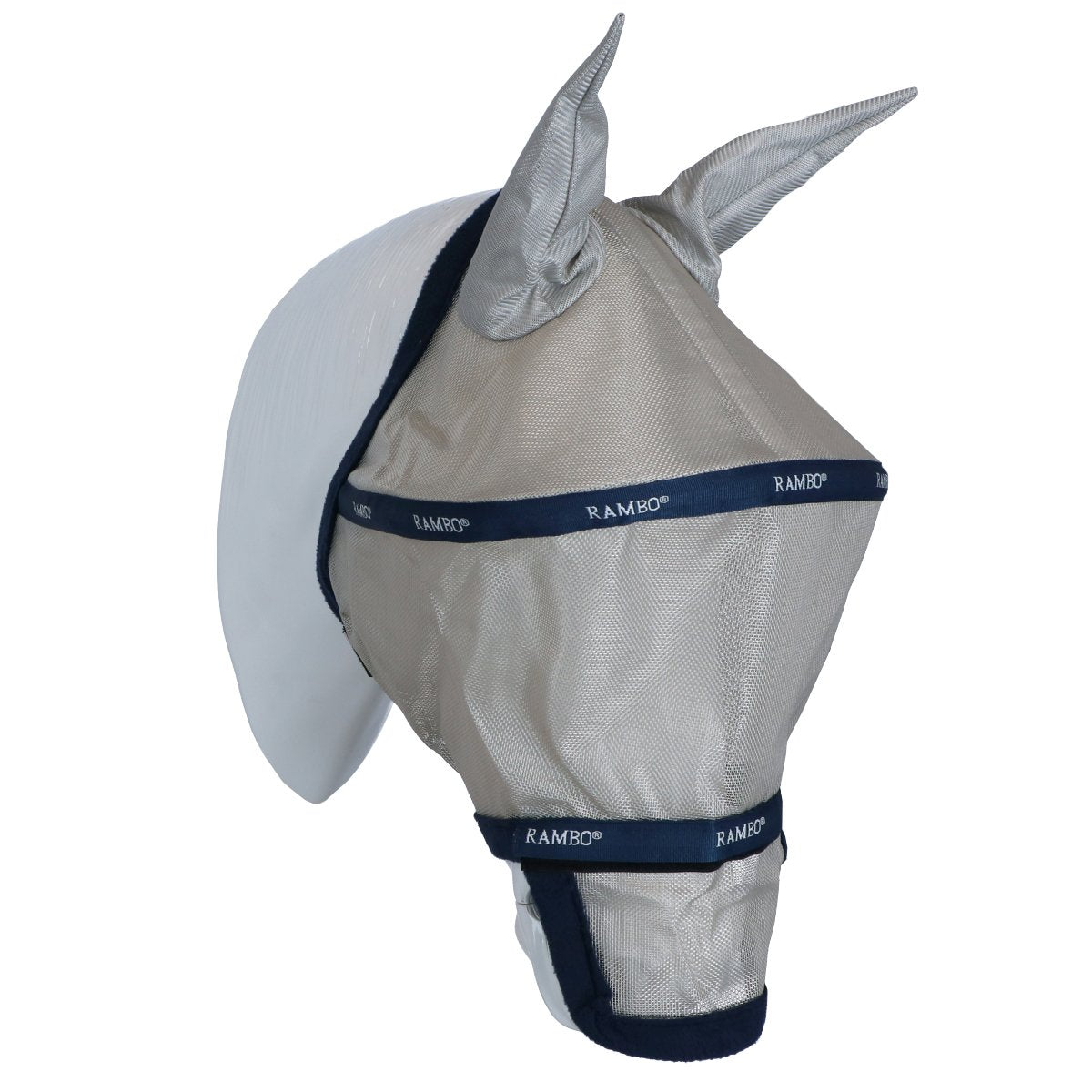 Masque Anti-Mouches Super Bug QHP Rose Pour Cheval Pur-Sang - Protection Confortable