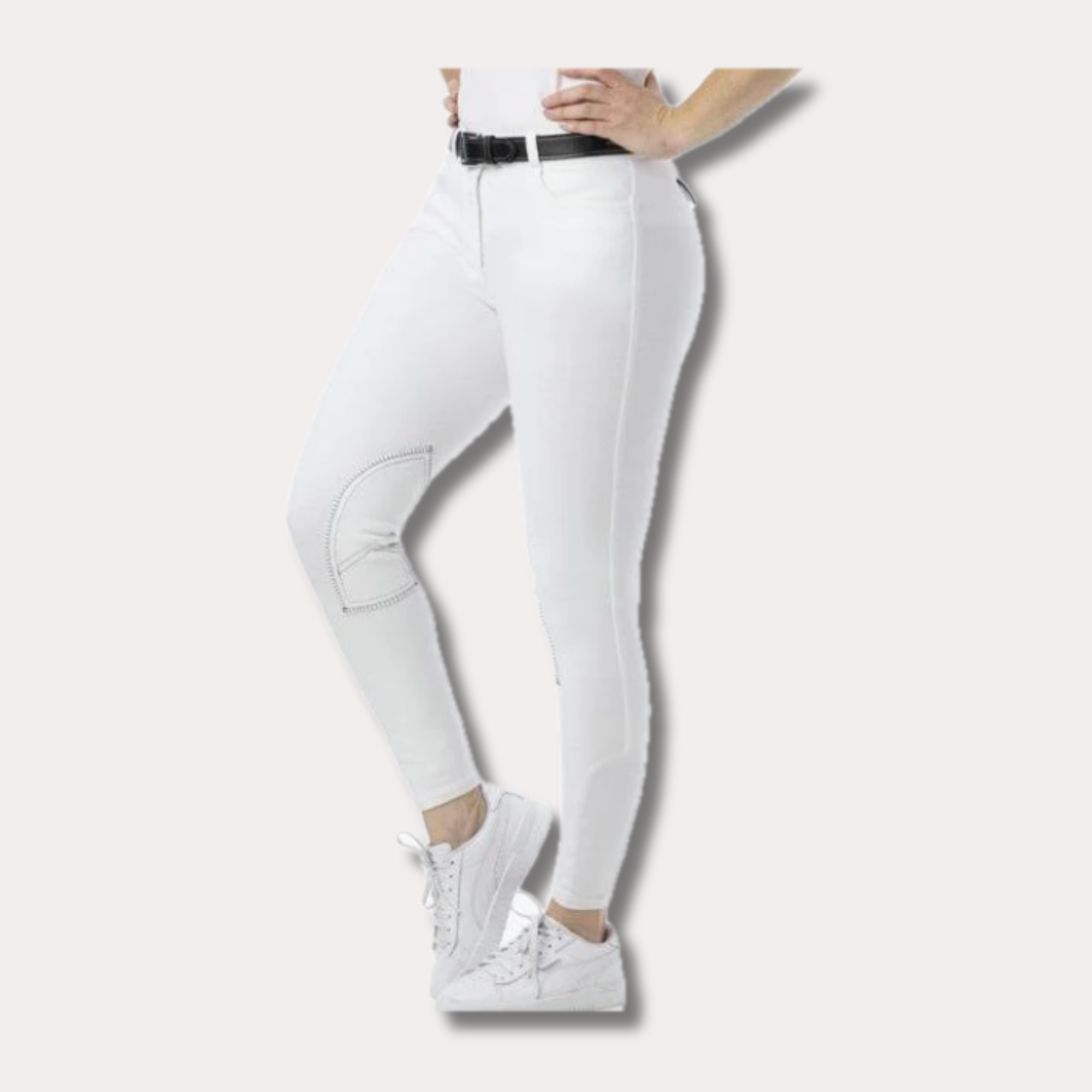 Pantalon ALEXANDRIE enfant blanc - RIDING WORLD