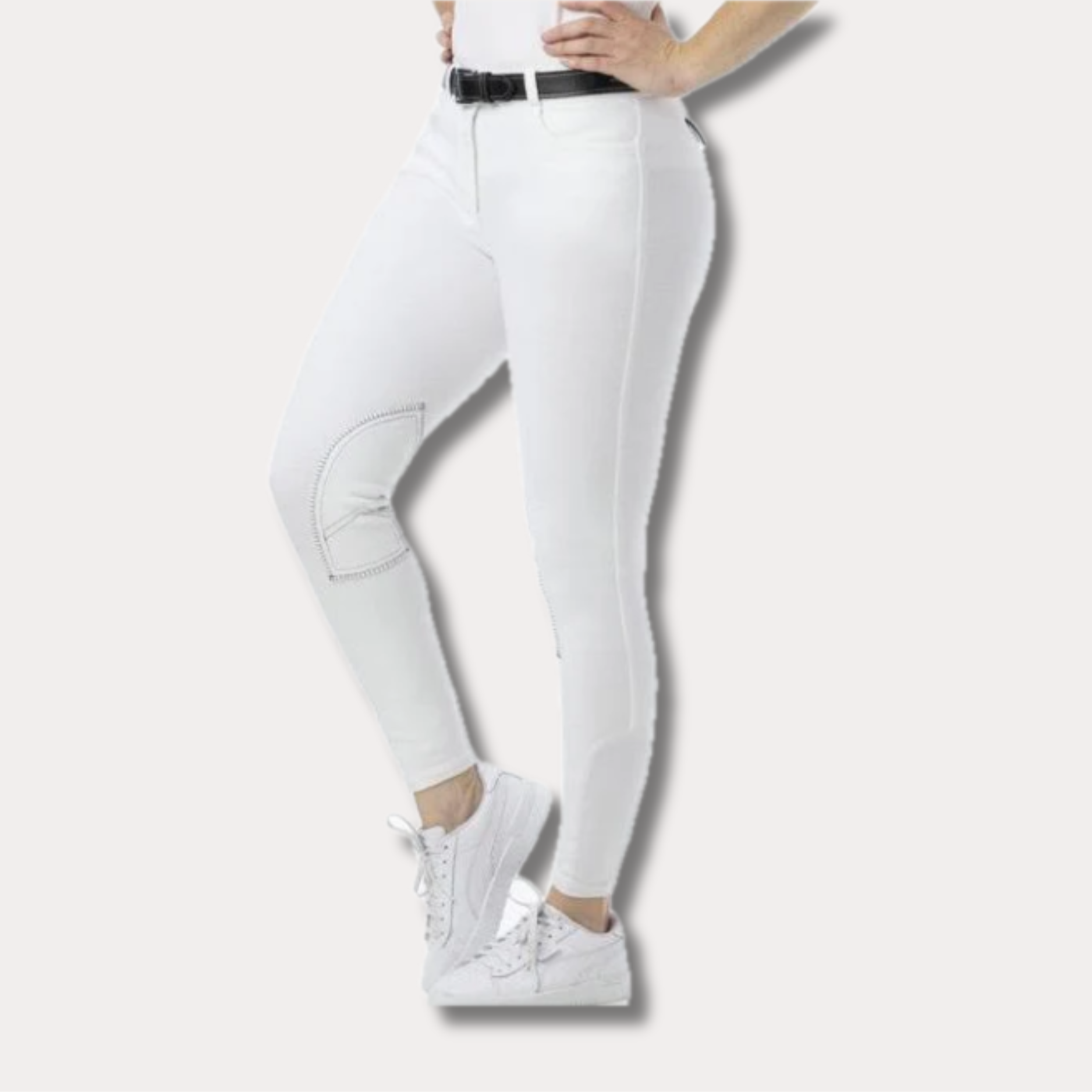 Pantalon ALEXANDRIE Femme blanc - RIDING WORDL