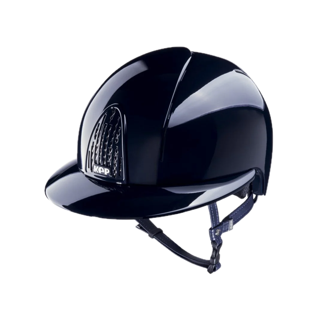 Casque Smart polish bleu visière polo - KEP