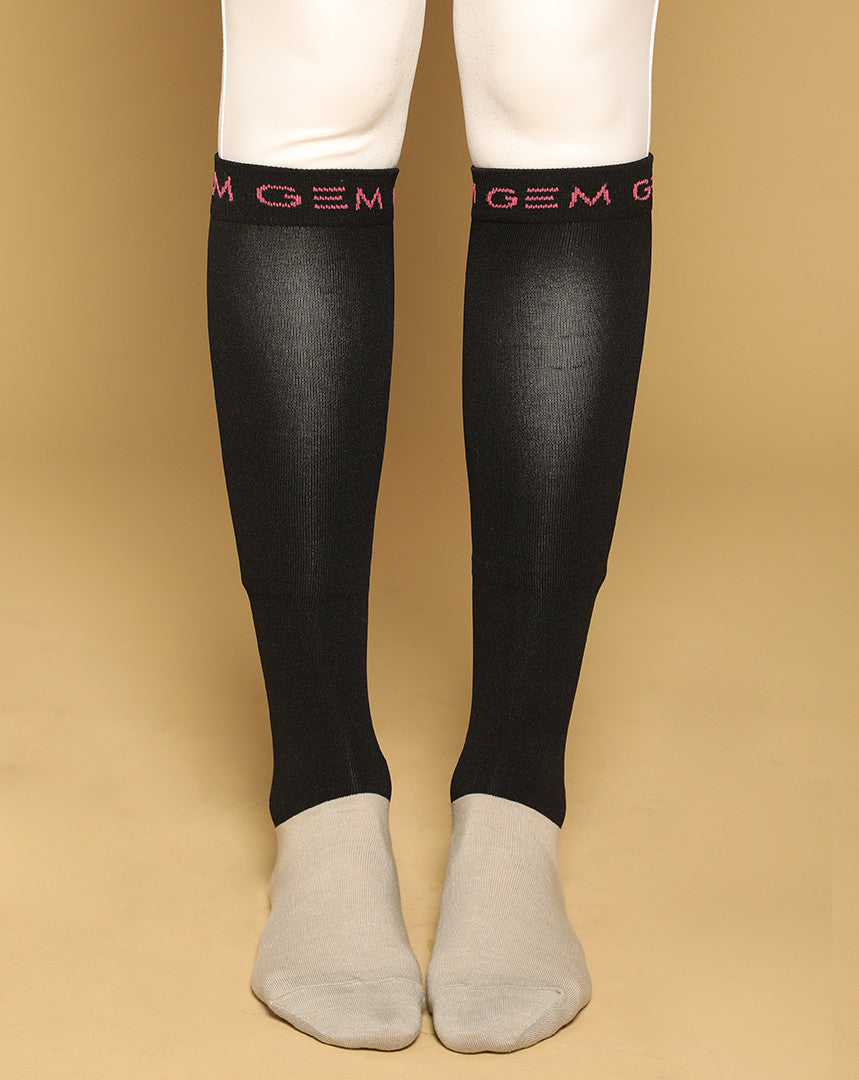Chaussettes Love GEM noir/rose - GEM
