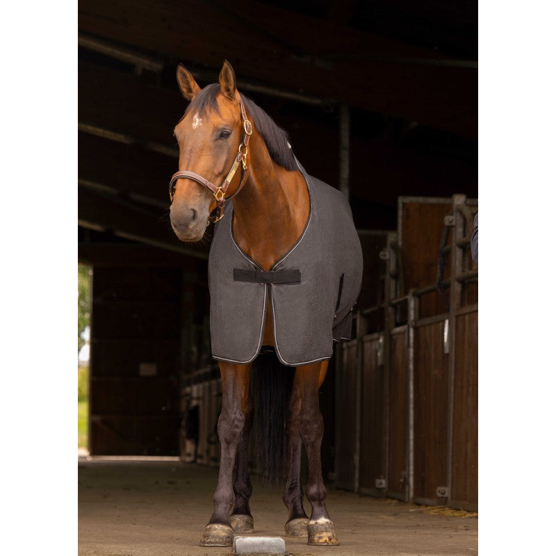 Couverture polaire / séchante gris chiné - EQUITHEME